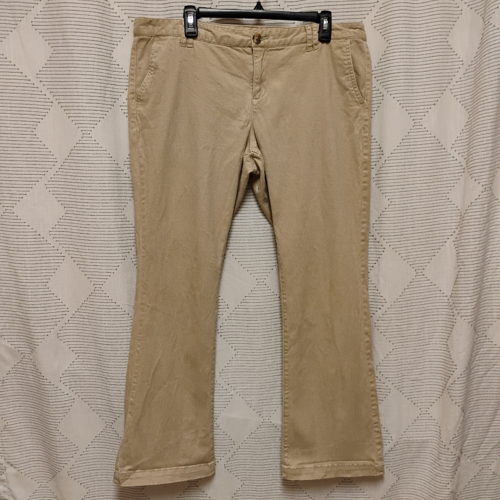 Mossimo Mid Rise Bootcut Tan Women's Dress Pants Size 16